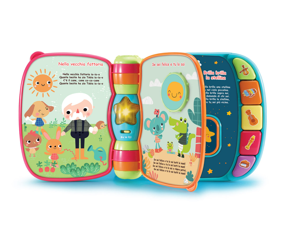 80-166779 VTECH Il mio primo libro interattivo Le mie tenere canzoni