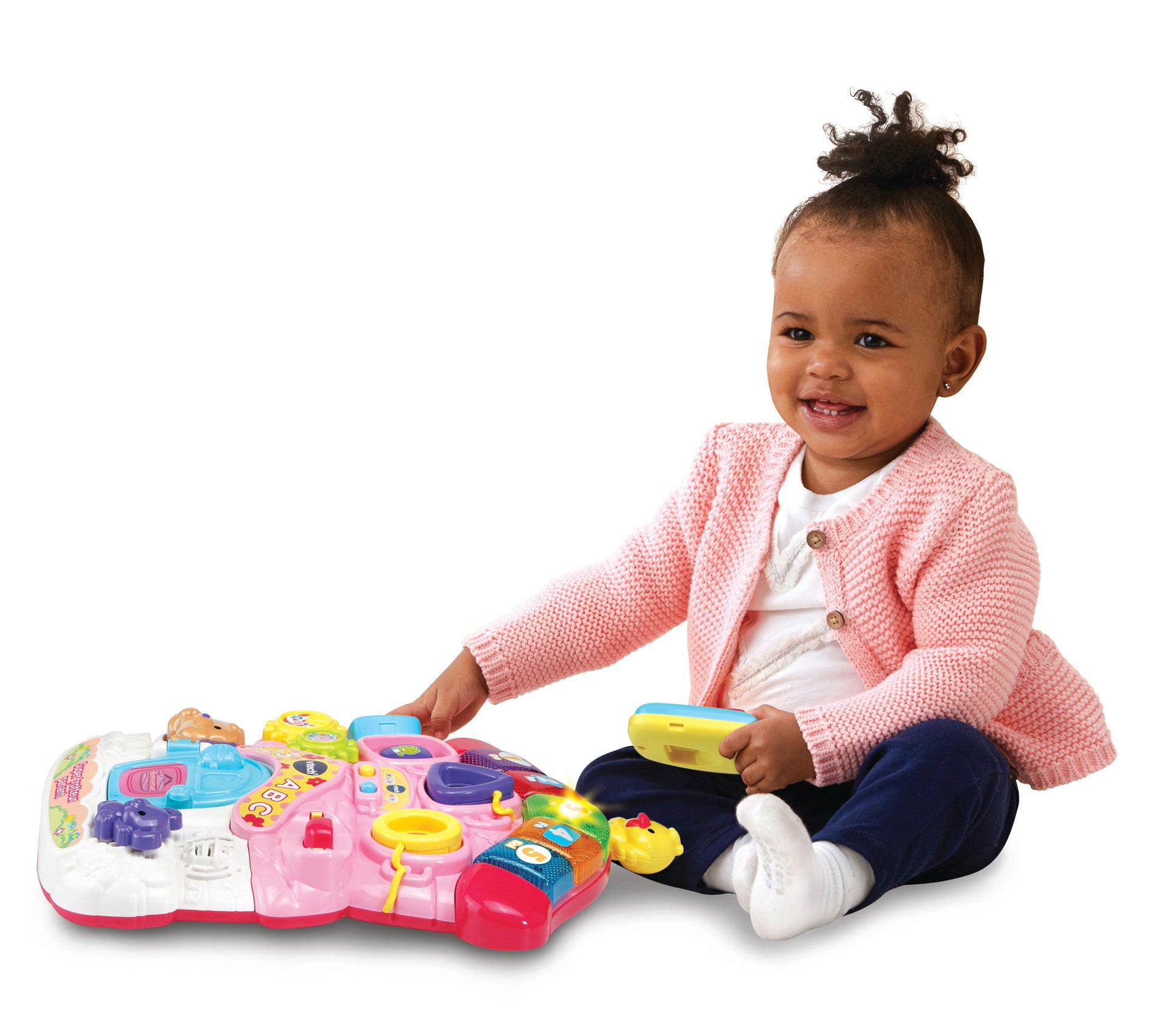 80-505659 VTECH  Super Primi Passi Parlante 2 in 1 - Rosa,
